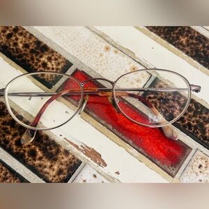 Gucci GG 2618 Silver Pink-Purple Eyeglass Frames Vintage
